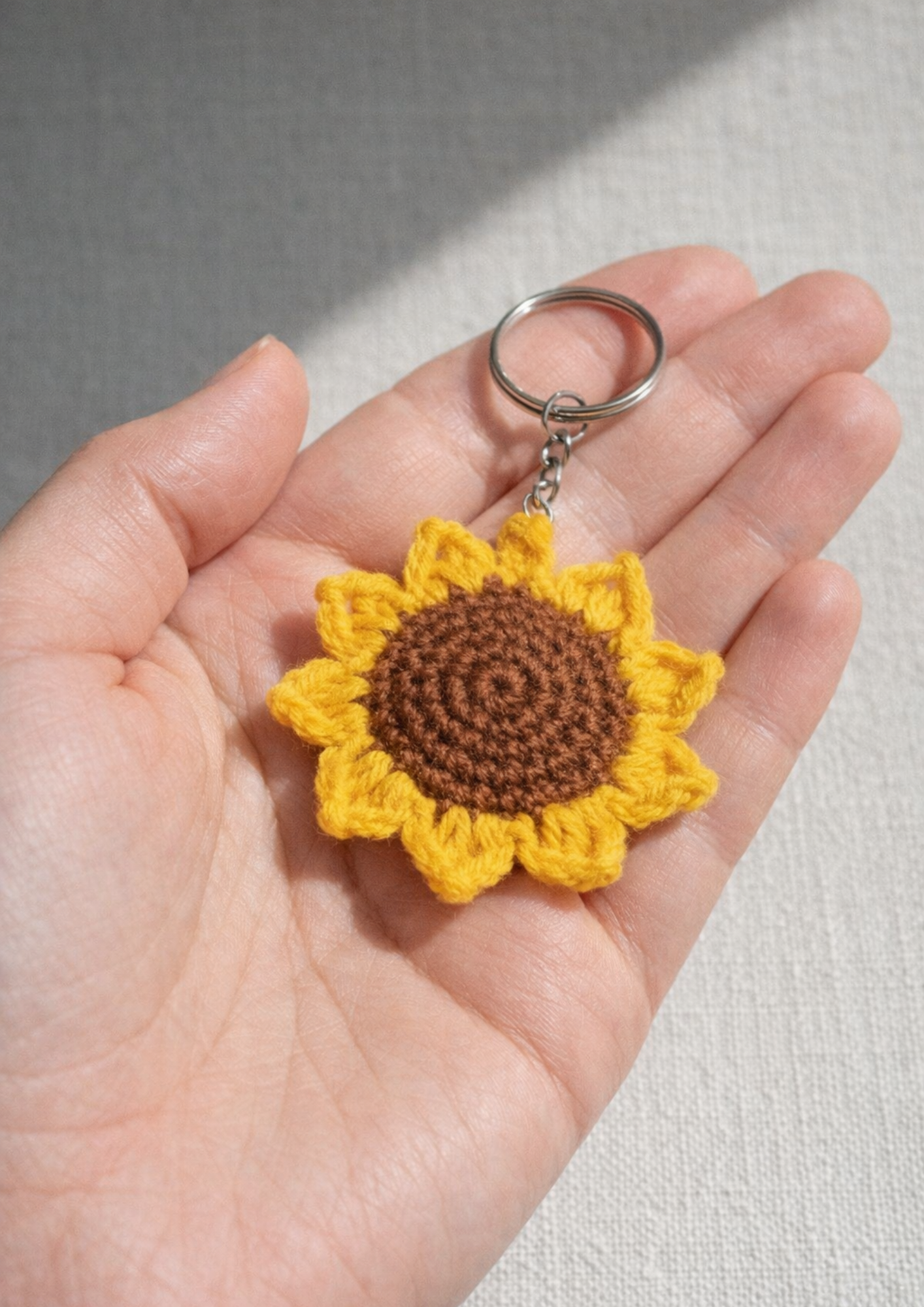 Sunflower Keychain