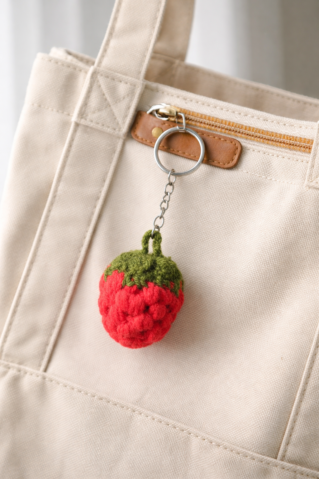 Strawberry keychain