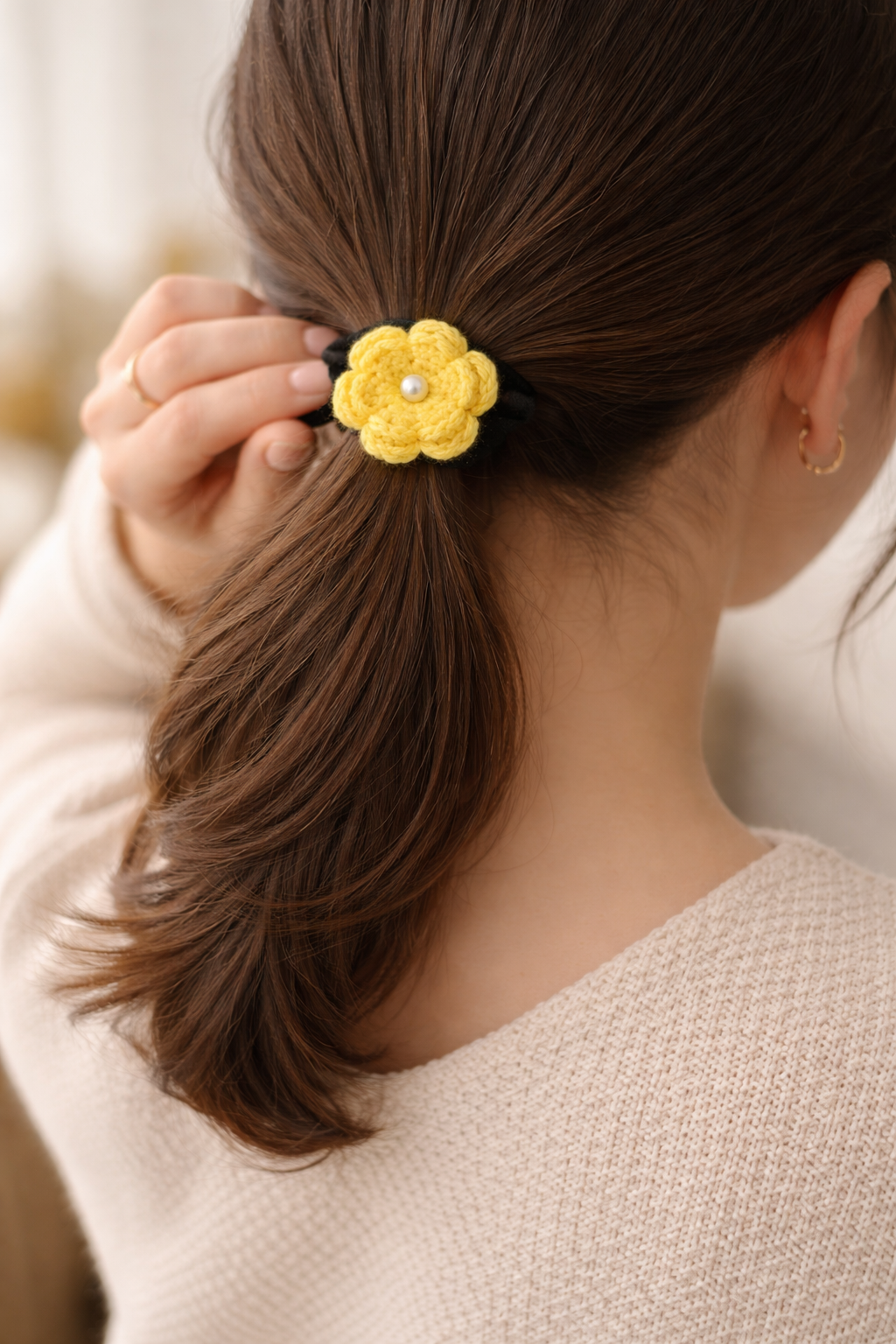 Sunbloom Crochet Hair Band